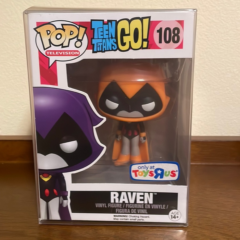 Funko pop Raven - Teen Titans Go (Orange) - with protector